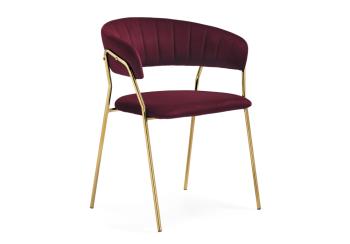 wine red/gold