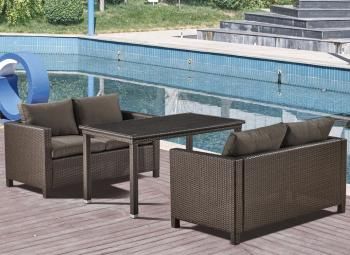 Комплект плетеной мебели Афина T256A / S59A-W53
