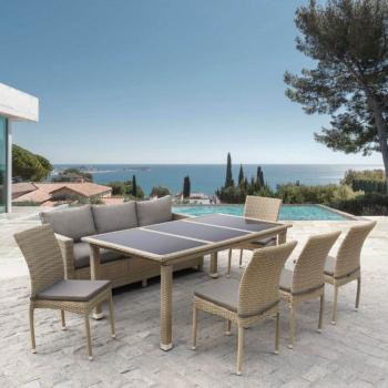 Комплект плетеной мебели Афина T365/S65/Y380B-W65 8PCS