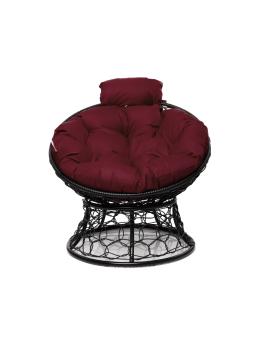 бордовая подушка