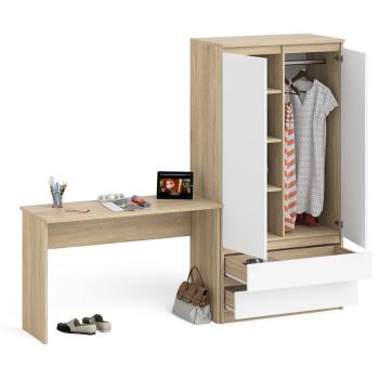 Стол письменный СВК Мори МСП1200.1 + Шкаф МШ900.1