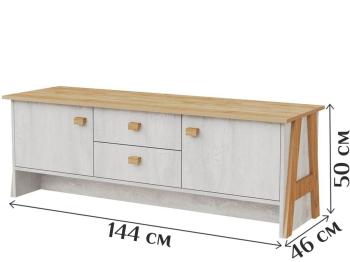 Тумба под ТВ КМК Скандинавия 2Я2Д 0905.23