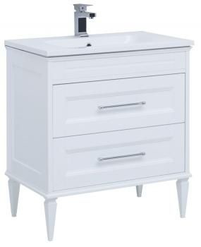 Тумба с раковиной AQUANET Бостон М 80 (лит. мрамор)