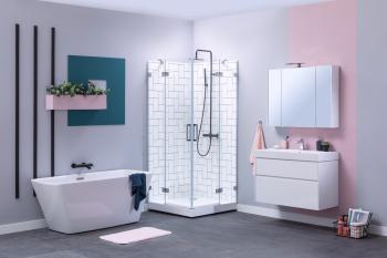 Тумба с раковиной AQUANET Бруклин 85