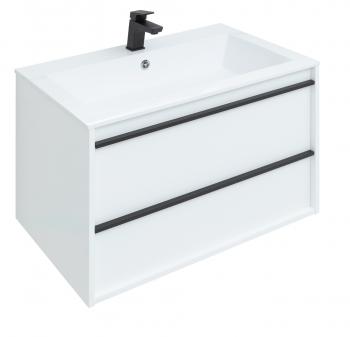 Тумба с раковиной AQUANET Lino 80