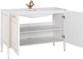 Тумба с раковиной AQUANET Паола 120 (литьевой мрамор)