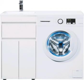 Тумба с раковиной AQUANET Токио 110 L (напольная, 1 ящик, 2 дверцы)