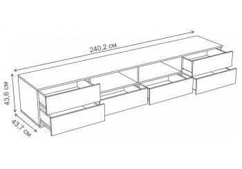 ТВ-тумба Woodville Маллоу