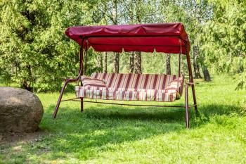 Качели садовые 3-х местные Мебельторг Стандарт Nova