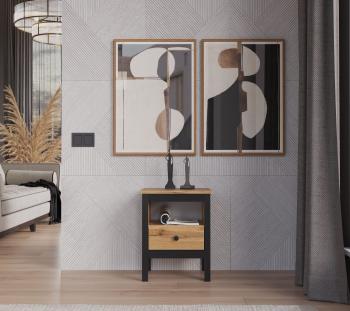 Тумба прикроватная БРВ Мебель LOFT KOM1S