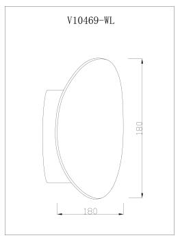 Бра светодиодный Moderli V10469-WL Parma