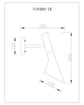 Бра Moderli V10480-1W Turin