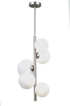 Белый/Матовый хром