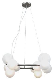 Белый/Матовый хром