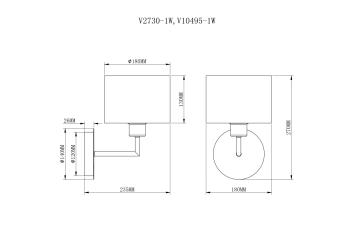 Бра Moderli V10495-1W Room