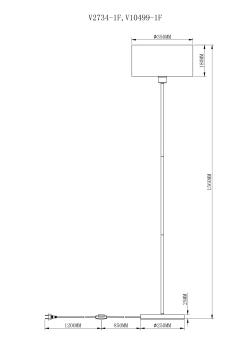 Торшер Moderli V10499-1F Room