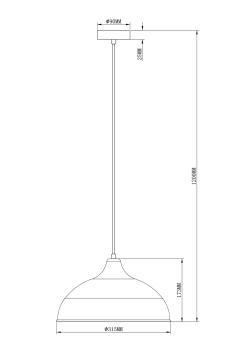 Подвесной светильник Moderli V2760-1P Sega 1*E27*60W