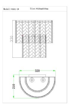 Бра Moderli V8081-2W Alberto