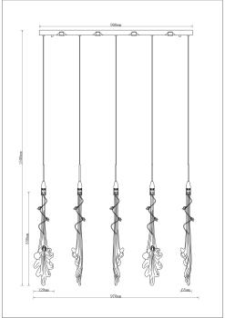 Подвесной светильник Moderli V9021-PL Melburn