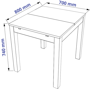 Стол обеденный раскладной Гуд Лакк Вардиг С