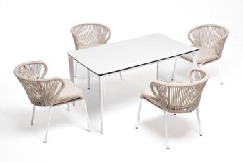 Обеденная группа на 4 персоны со стульями милан 4sis Малага