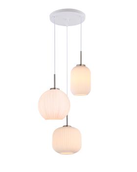 белый/матовый хром