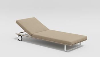 каркас белый/подушка бежевая