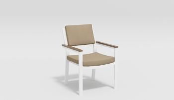 каркас белый/подушки бежевые