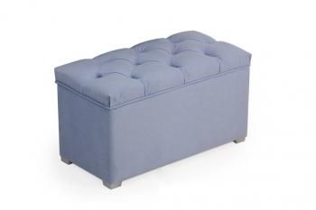 велюр голубой