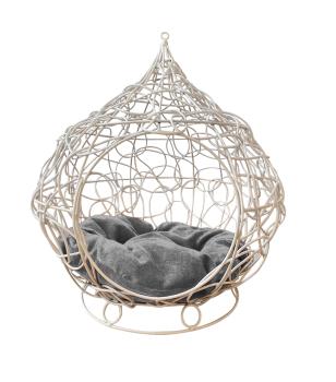 белый/серая подушка