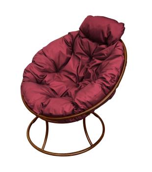 бордовая подушка