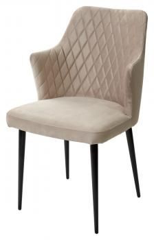 ЛАТТЕ #25, велюр / черный каркас