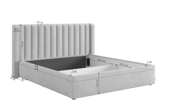 Кровать с основанием Мебельсон Ева 160х200 см
