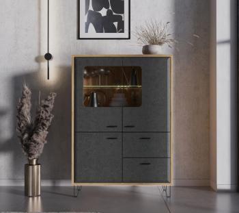 Тумба БРВ Мебель GRACE KOM2W1D2S с подсветкой