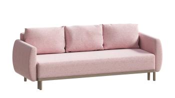 Светло-розовый, ткань рогожка