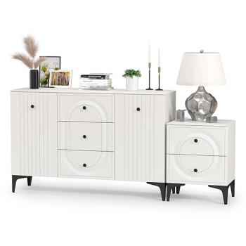 ЛДСП белый шагрень/МДФ белый шагрень