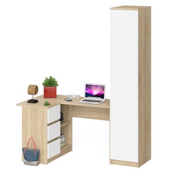 Дуб сонома/белый