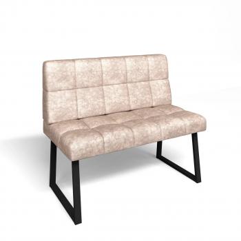 Велюр латте/Черный муар