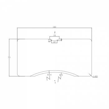 Стол игровой с электроприводом LuxAlto LA-T33-E5A 140*70 см