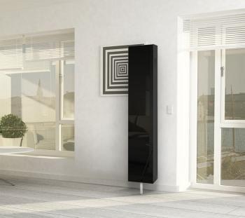 Поворотный стеклянный шкаф Shelf Zoom Glossy