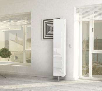 Поворотный зеркальный шкаф Shelf Зум Шелф Стекло