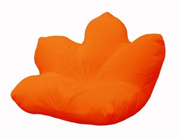 Кресло-мешок Позитиф цветок оранжевый (оксфорд)